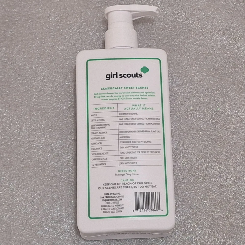 Native Girl Scouts Thin Mints Volumizing Conditioner